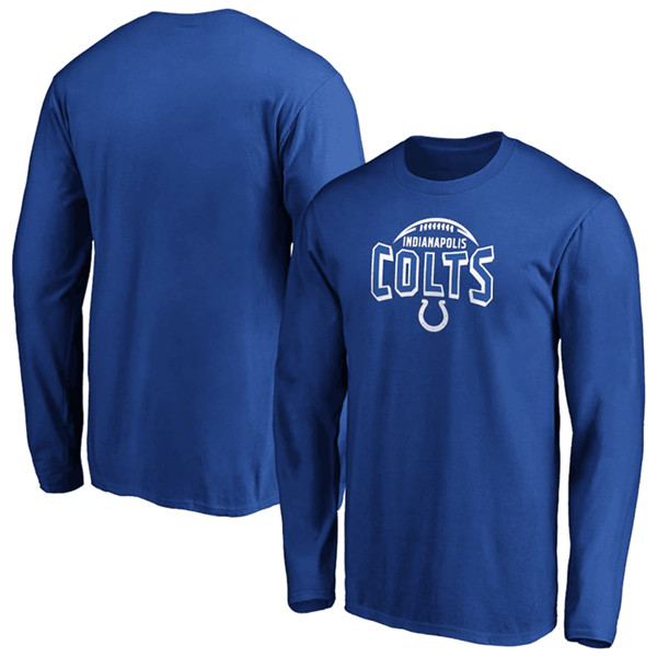 Indianapolis Colts Royal Clamp Down Long Sleeve T-Shirt